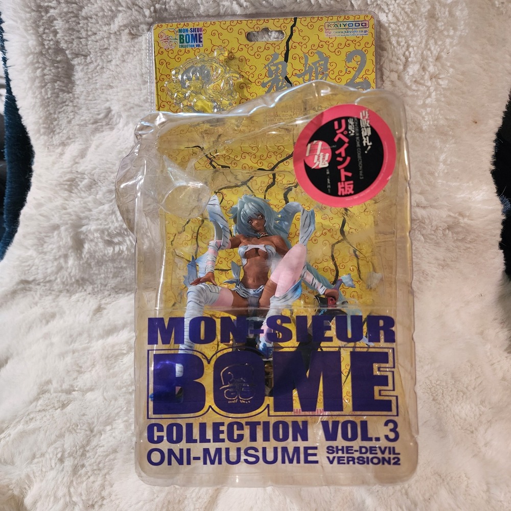 Kaiyodo Oni-Musume She-Devil Blue Version 2 Mon-Sieur Bome Collection Vol 3 Box